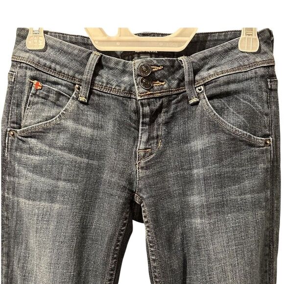 HUDSON Signature Flap Pocket Elm Wash Straight Jeans Womens Size 25 - Picture 4 of 10